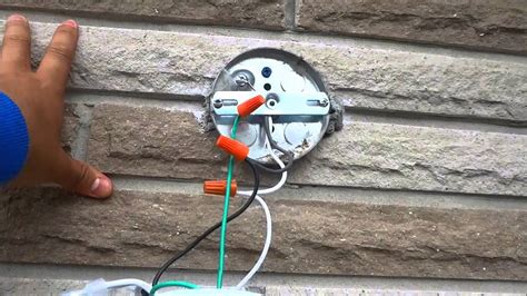 remove security light from oudoor junction box|outdoor security light fixture replacement.